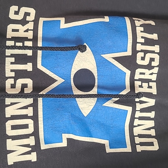 Disney Pixar Monster's University sweatshirt hoodie large - Picture 1 of 8